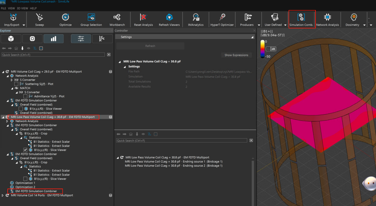 Crop功能的使用和B1场的参数提取(1)