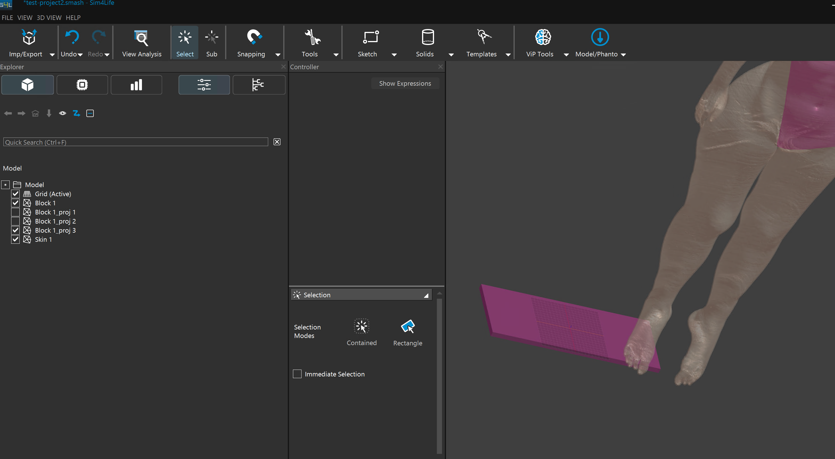 建立贴合人体表面的几何模型（补充）