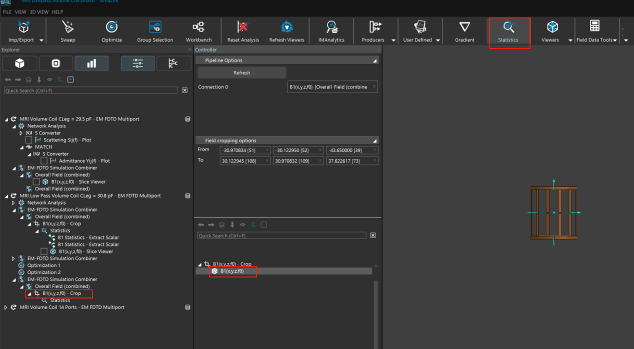 Crop功能的使用和B1场的参数提取(2)